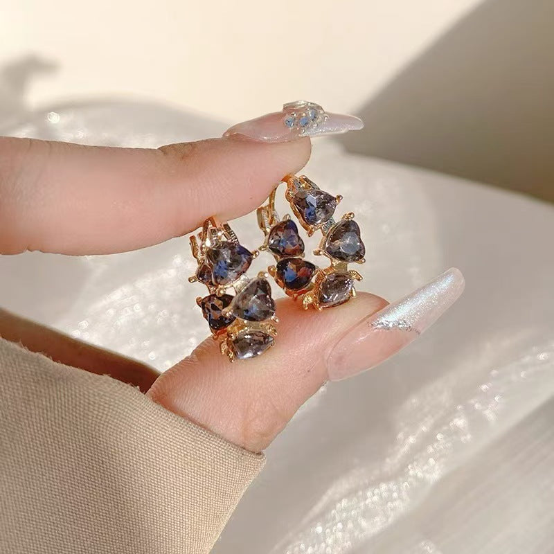 Dusky Heartloops Earrings JLT13236