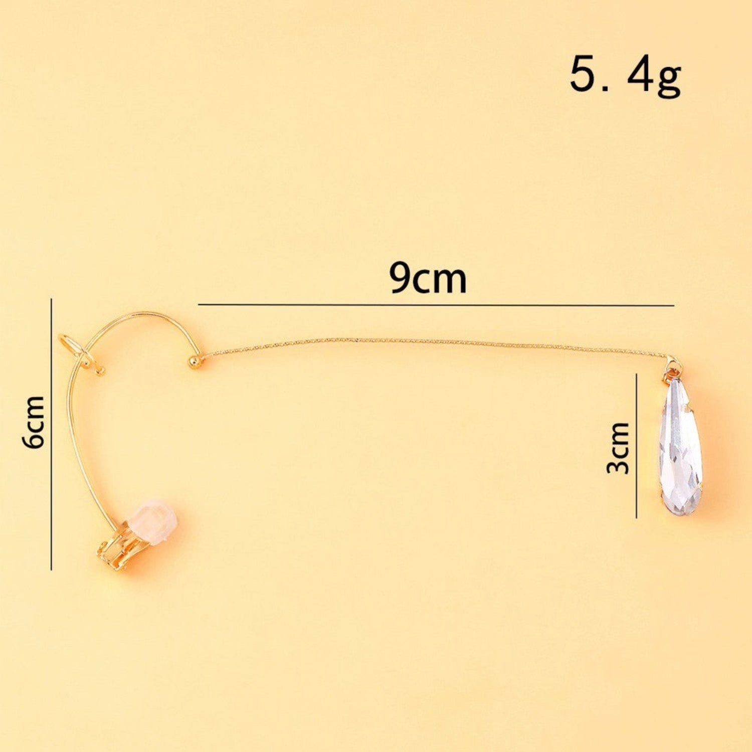 Contemporary Gold & Silver Earrings JLT13663