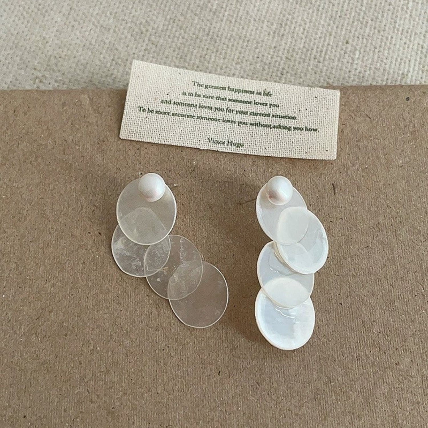 Tiered Mother of Pearl Studs JLT13711