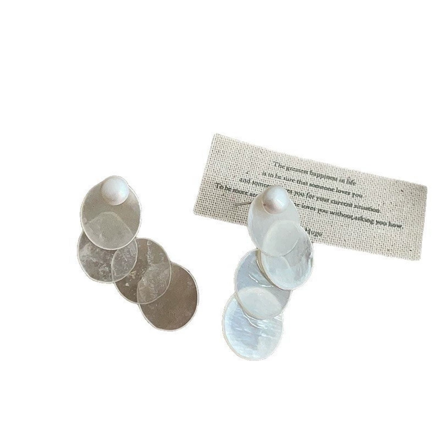 Tiered Mother of Pearl Studs JLT13711