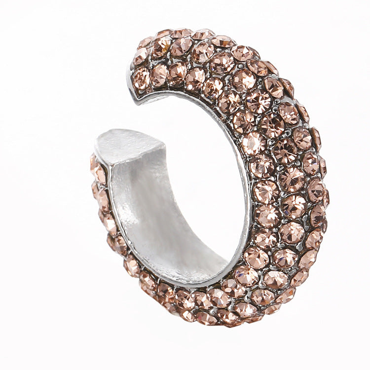 Champagne Cystal Ear Cuffs Earring JLT13919