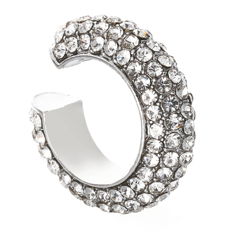 White Cystal Ear Cuffs Earring JLT13920