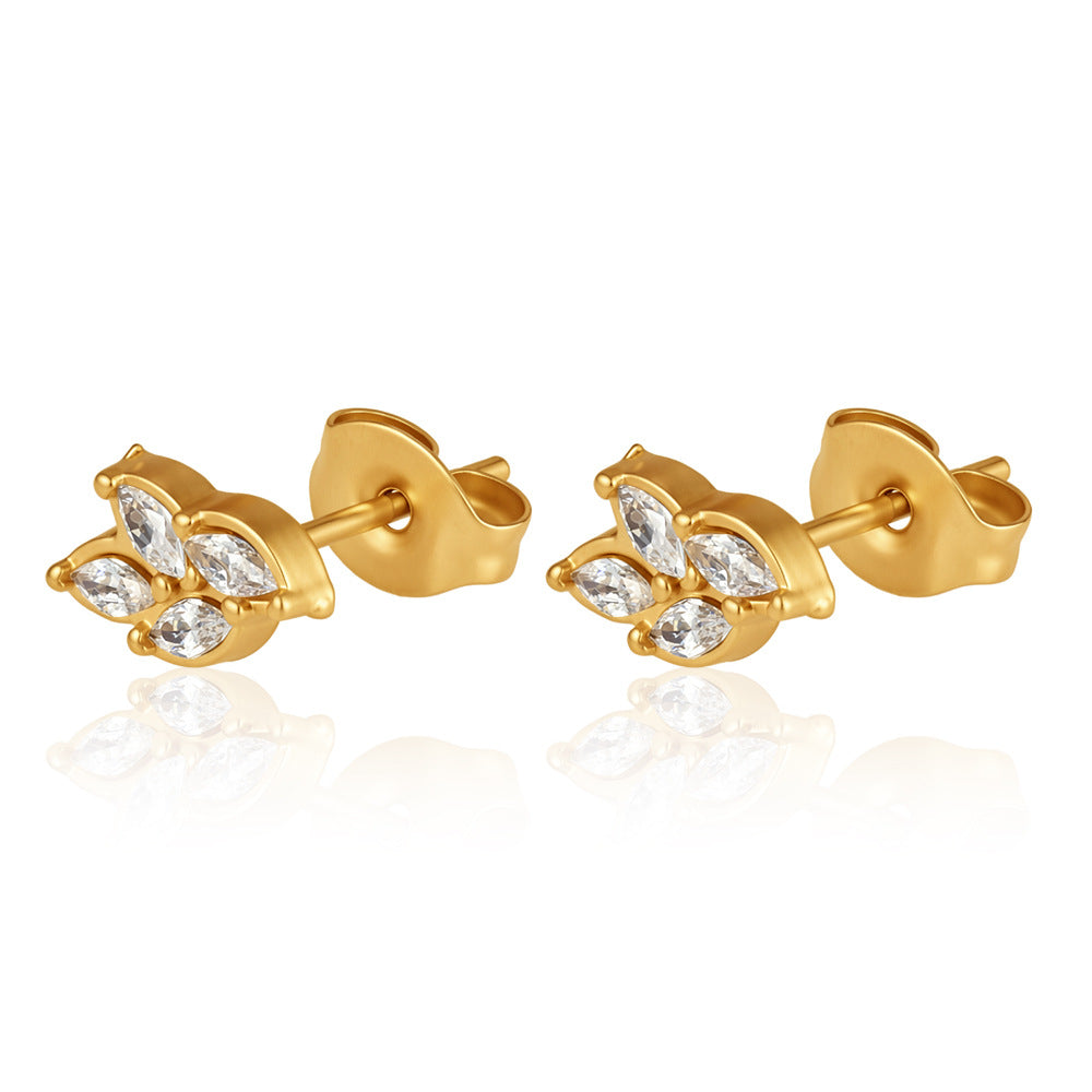 Petite Crystal Bow Stud Earrings JLT14101