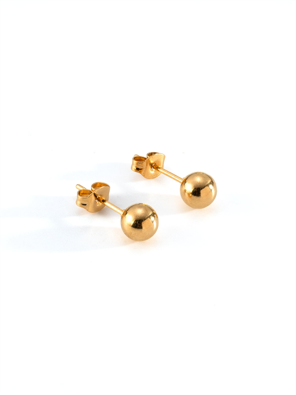 Mini Gold Ball Stud Earrings JLT14108
