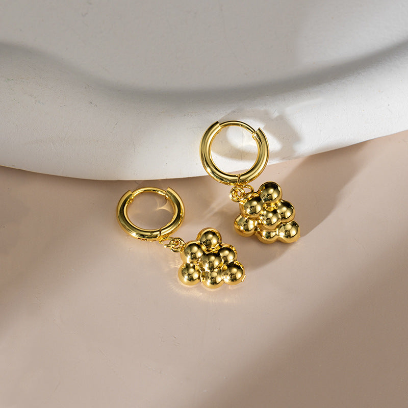 Dainty Gold Charm Huggie Earrings JLT14124