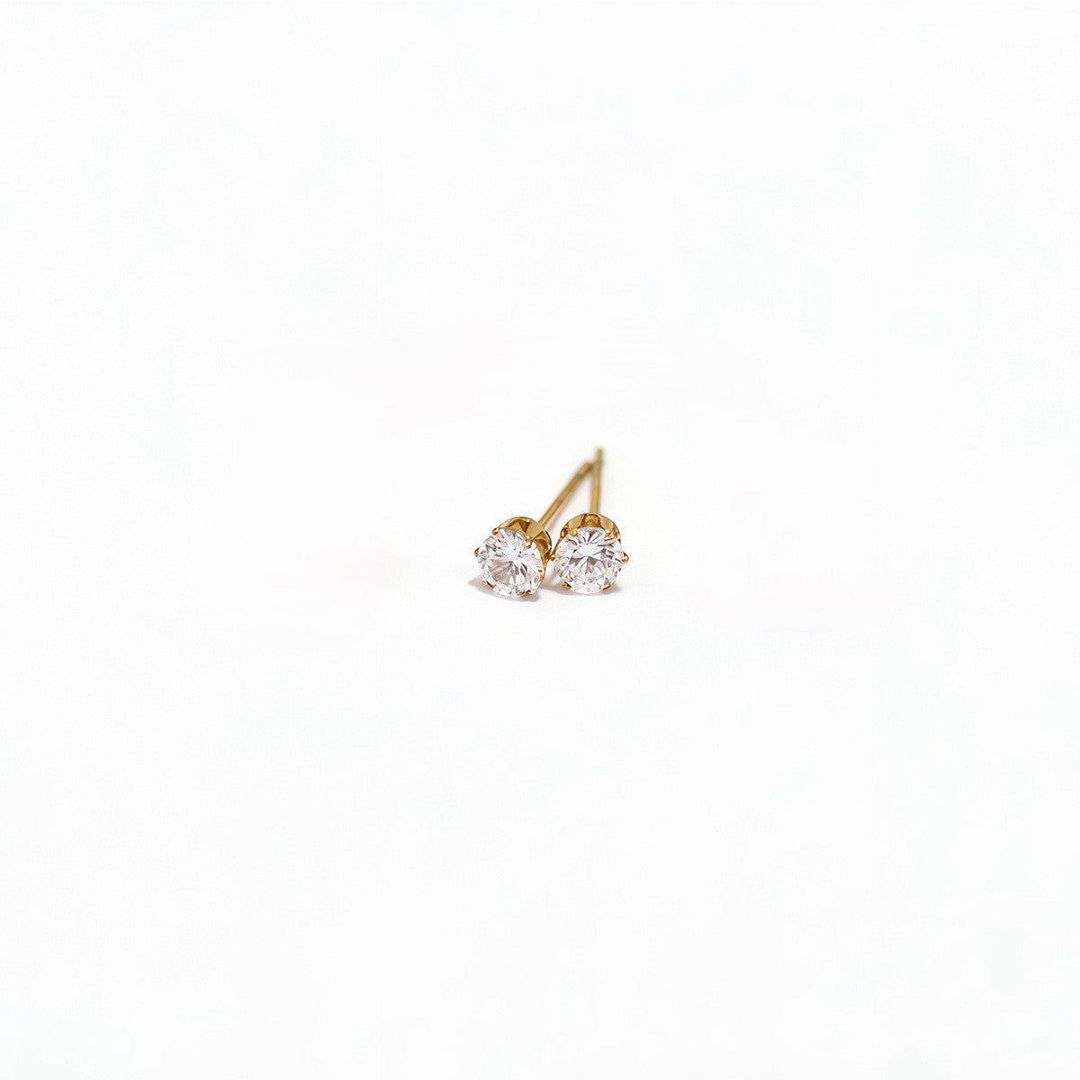 Round Crystal Halo Stud Earrings JLT14150