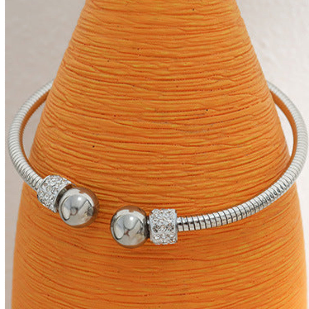 Crystal Bracelet With Open - Adjustable Snake Chain Design Bracelet JLTB0668