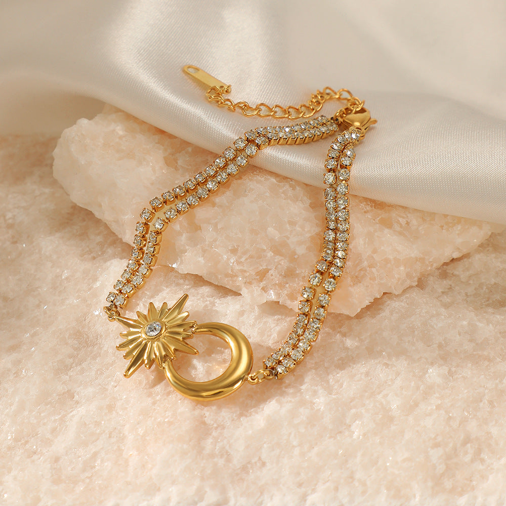 Twilight Harmony Crescent Bracelet JLTB0679