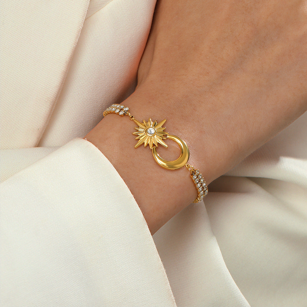 Twilight Harmony Crescent Bracelet JLTB0679