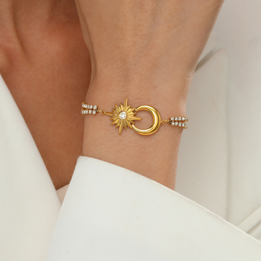 Twilight Harmony Crescent Bracelet JLTB0679