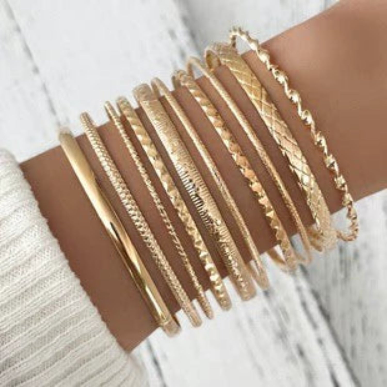 Bohemian style multi-layer simple bracelet set JLTB0711