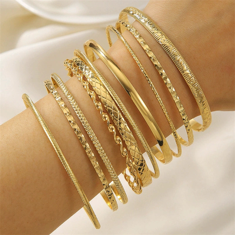 Bohemian style multi-layer simple bracelet set JLTB0711