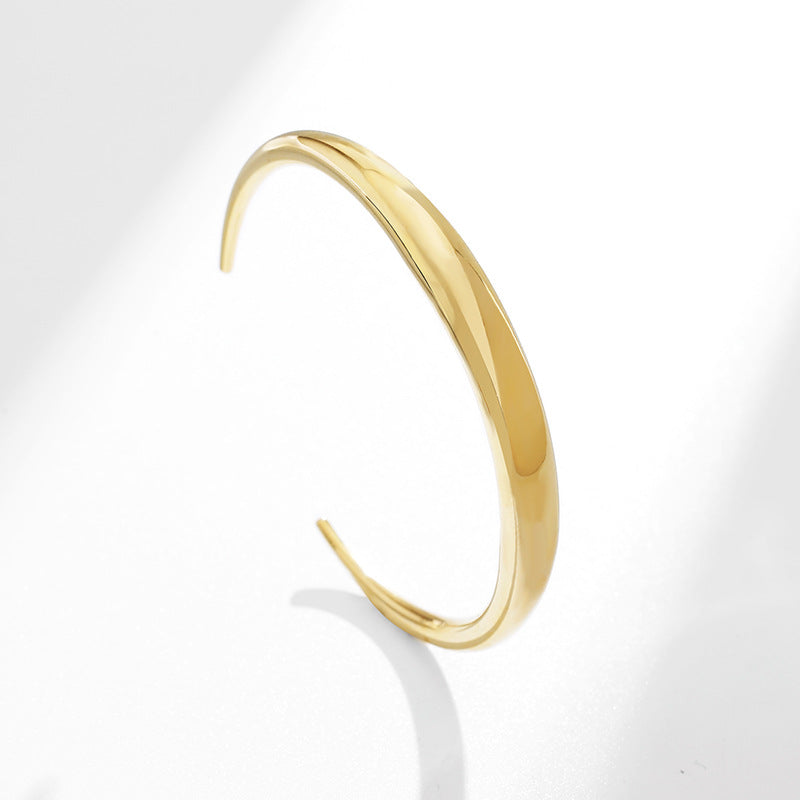 Orbit bling middle  cut open bracelet JLTB0748