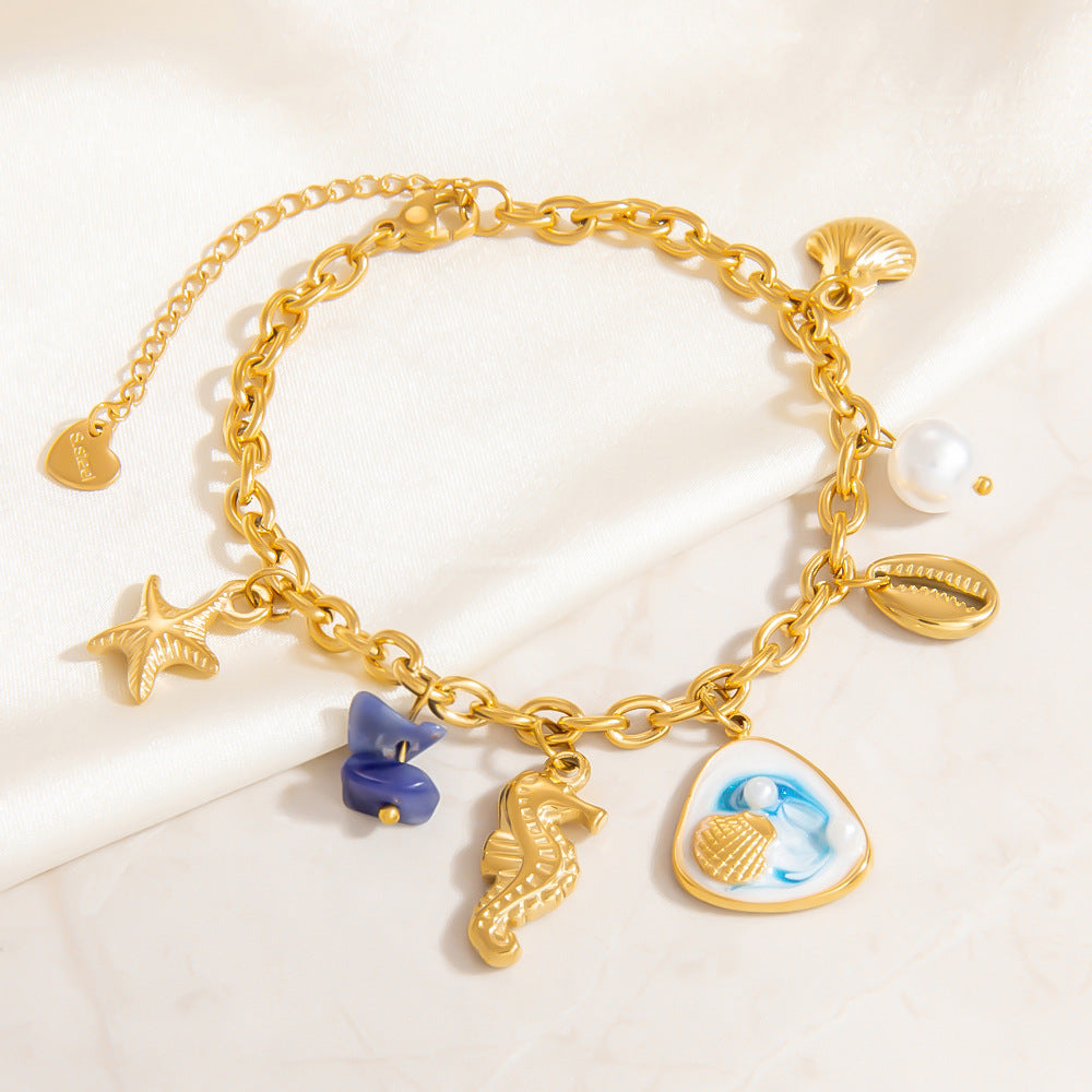 Seaside Serenity Charm Bracelet JLTB0823