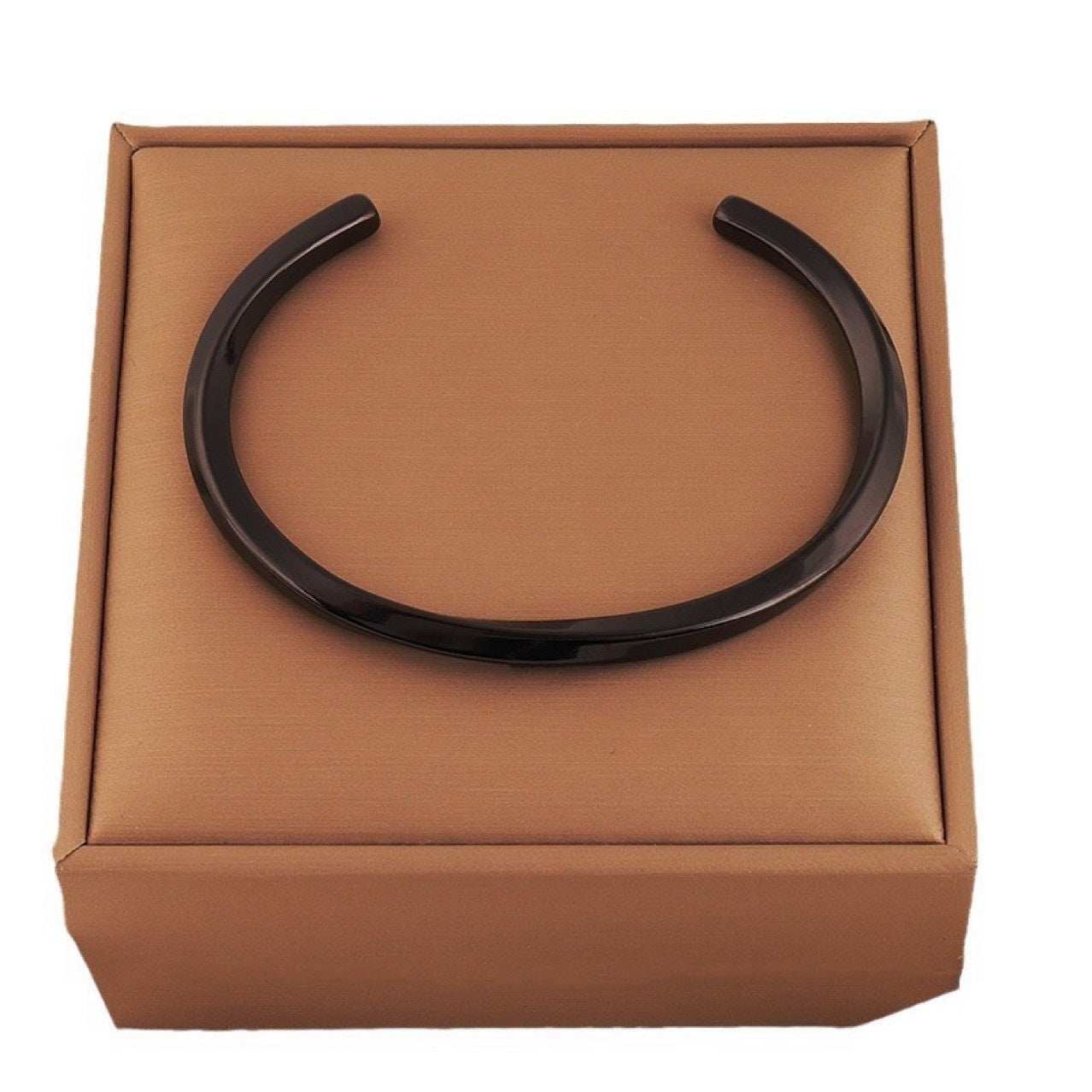 European and American fashion simple titanium steel C-shaped spiral twisted bracelet open bracelet couple bracelet JLTB0835
