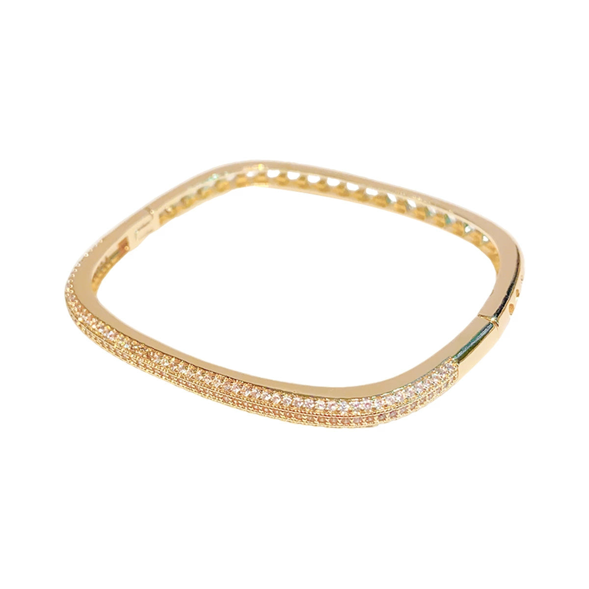 Just Lil Things Elegant Bangle Adorned With White stone Encrusted JLTB0855