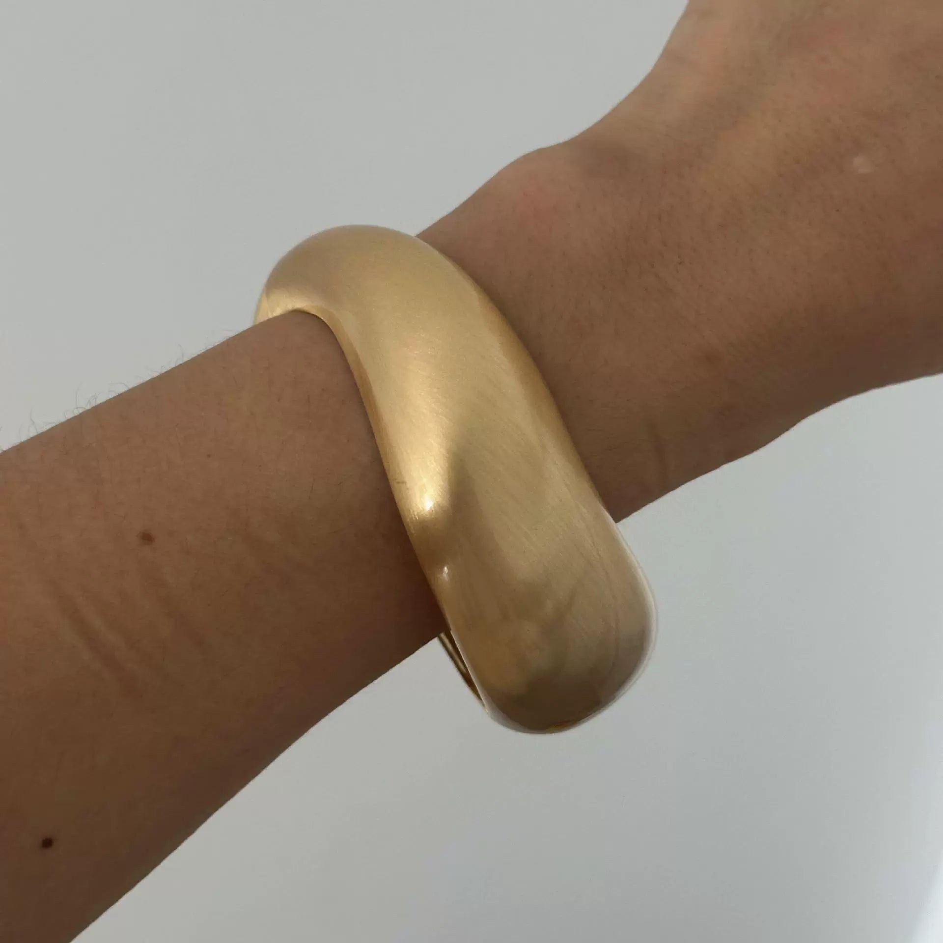 Just Lil Things Bold Gold-Tone Sculptural Cuff Bracelet JLTB0921