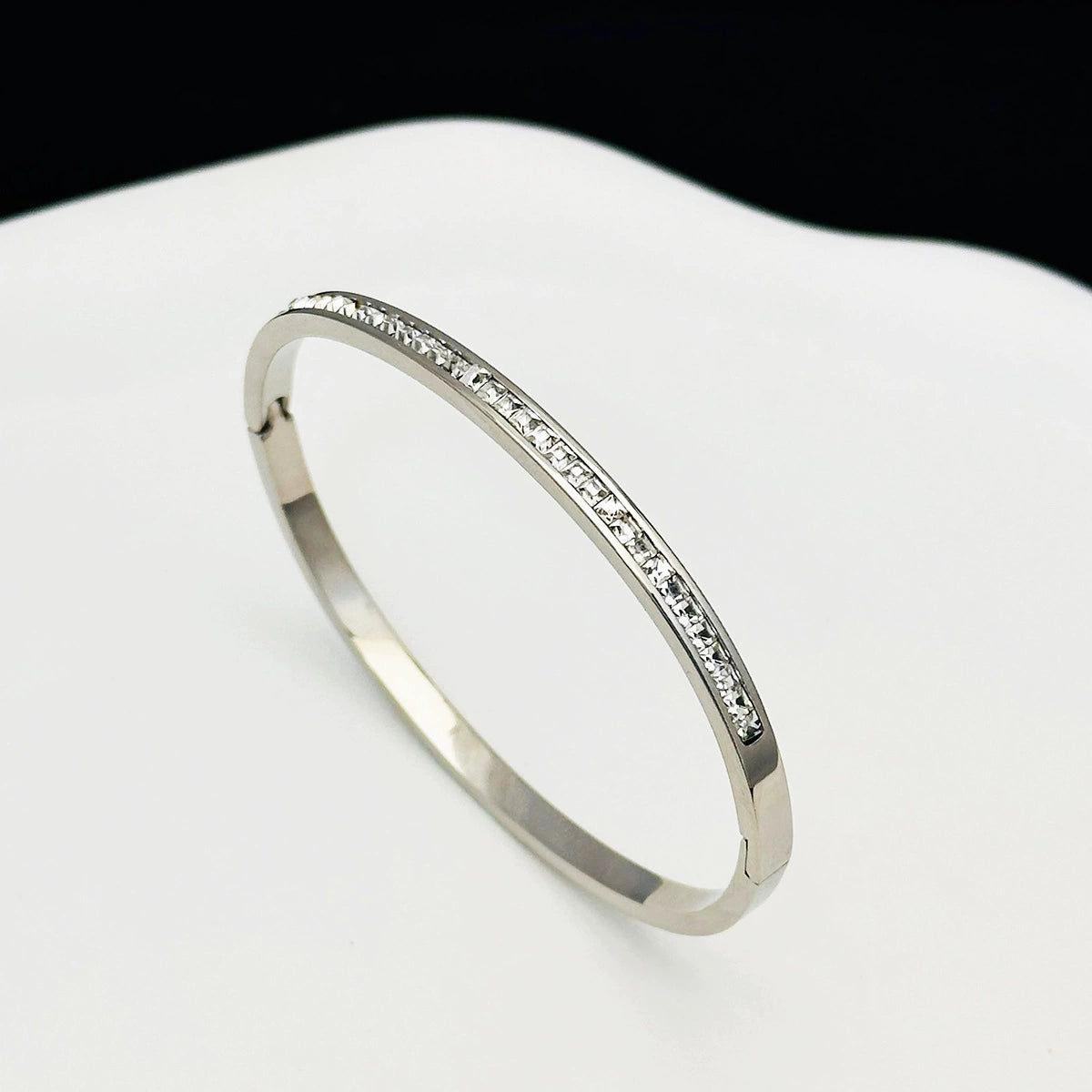 Just Lil Things Silver Crystal Line Bracelet JLTB0935