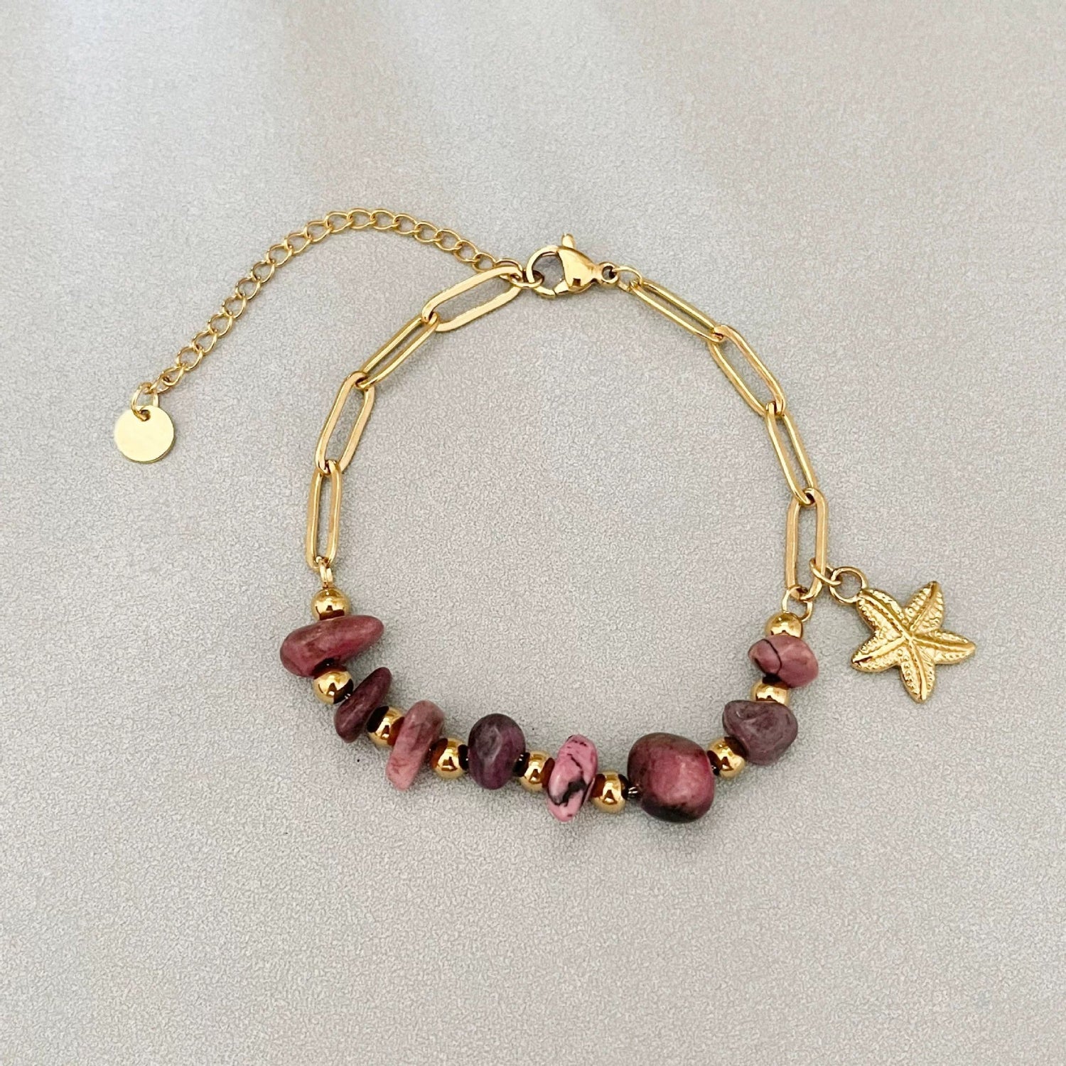 Just Lil Things Blush Tide Starfish Charm Bracelet JLTB0961