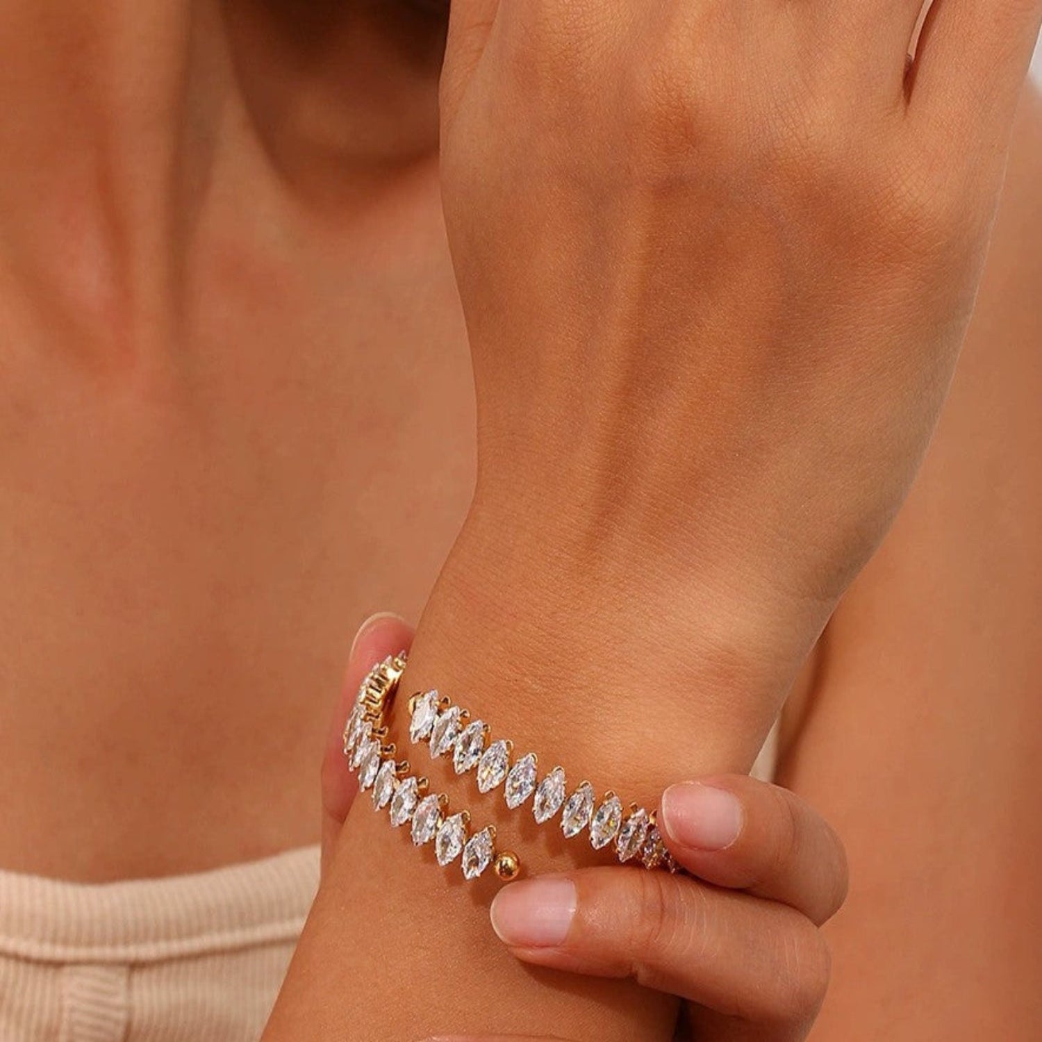 Just Lil Things Marquise Shine Bracelet JLTB0974