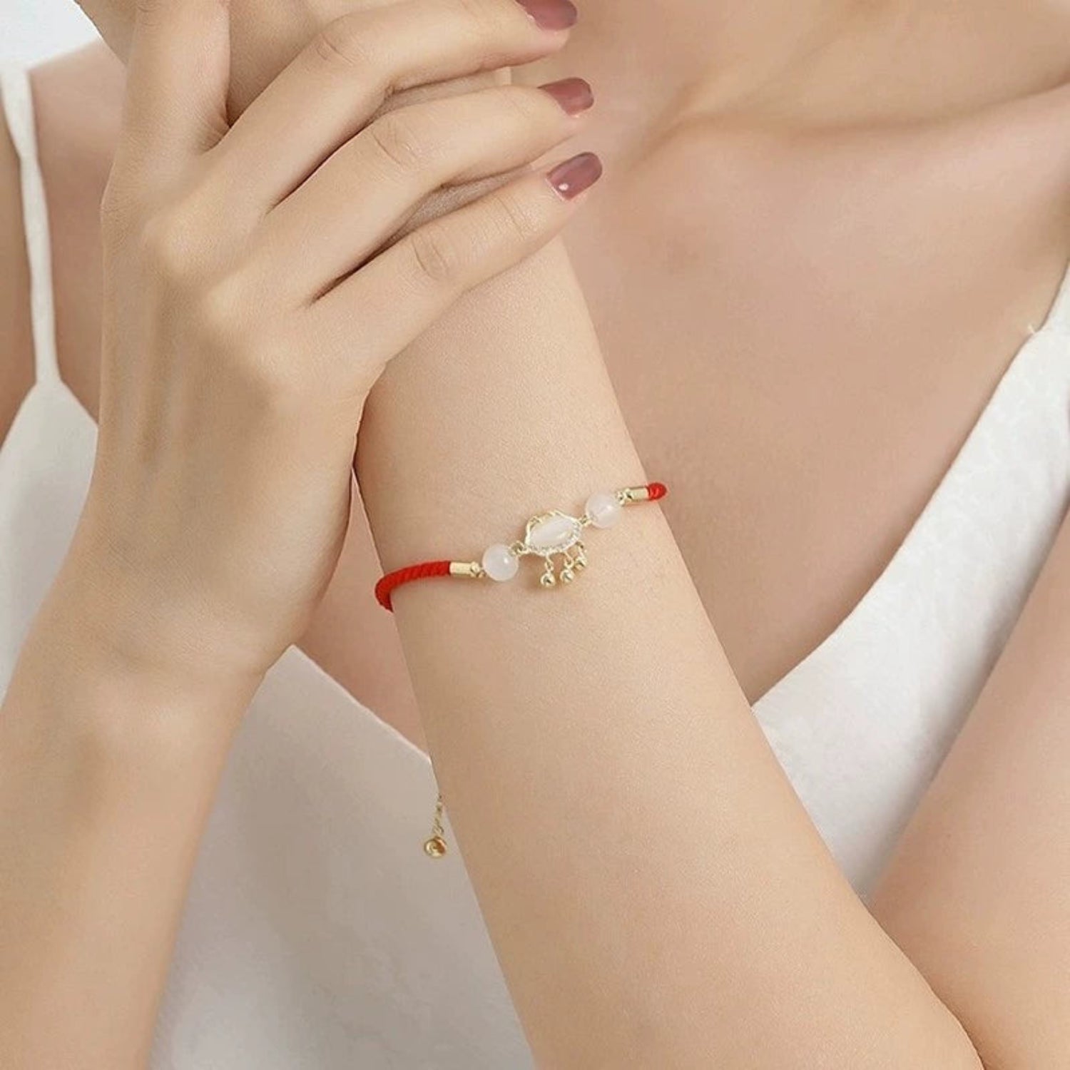 Red Cord Longevity Lock Bracelet JLTB1008