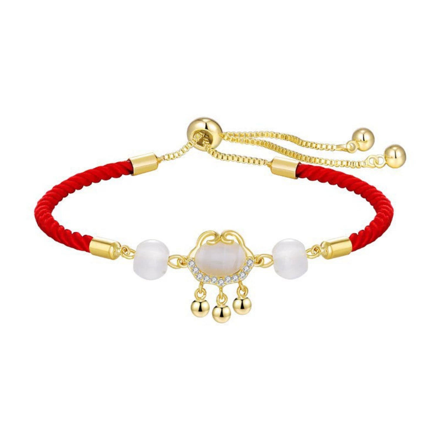 Red Cord Longevity Lock Bracelet JLTB1008