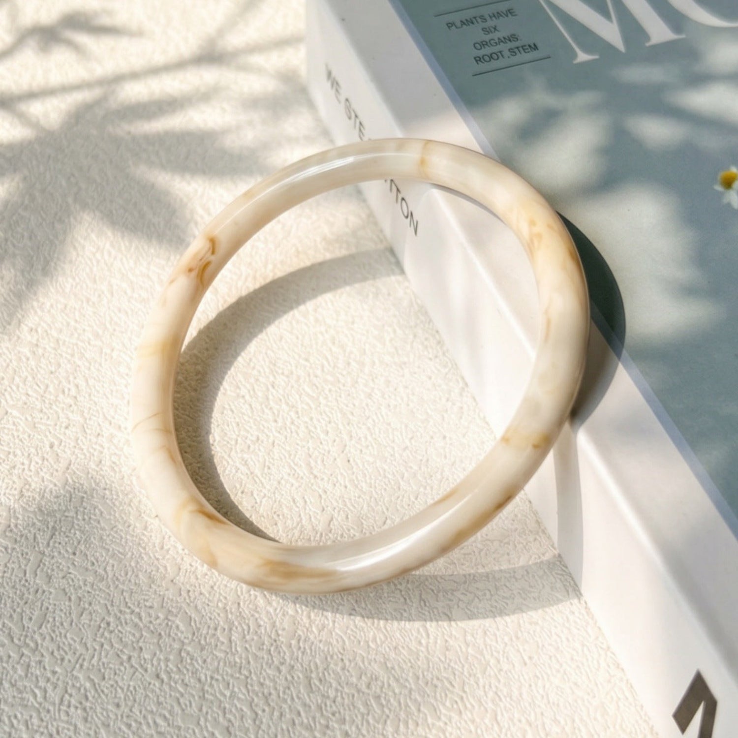 Classic Ivory & Tortoise Resin Bangle Set JLTB1126