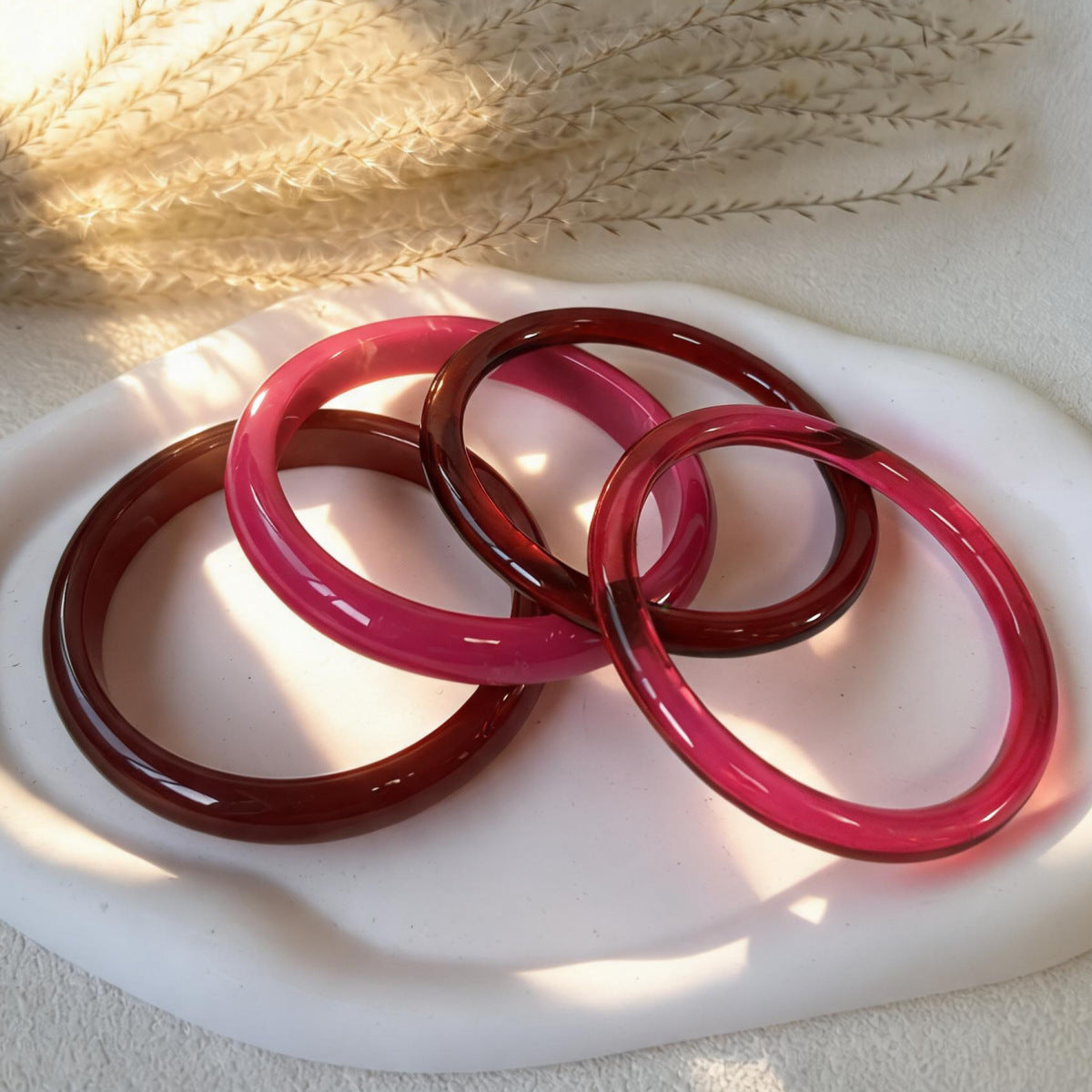 Elegant Berry Pink Bangles JLTB1148