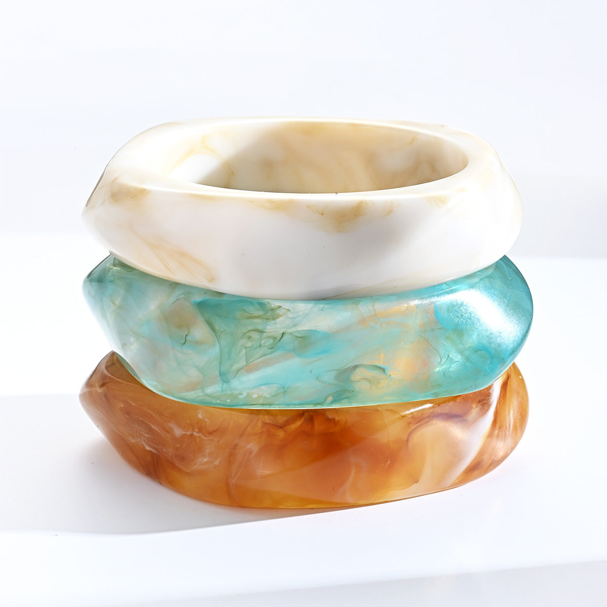 Elegant Resin Bangle Trio JLTB1154