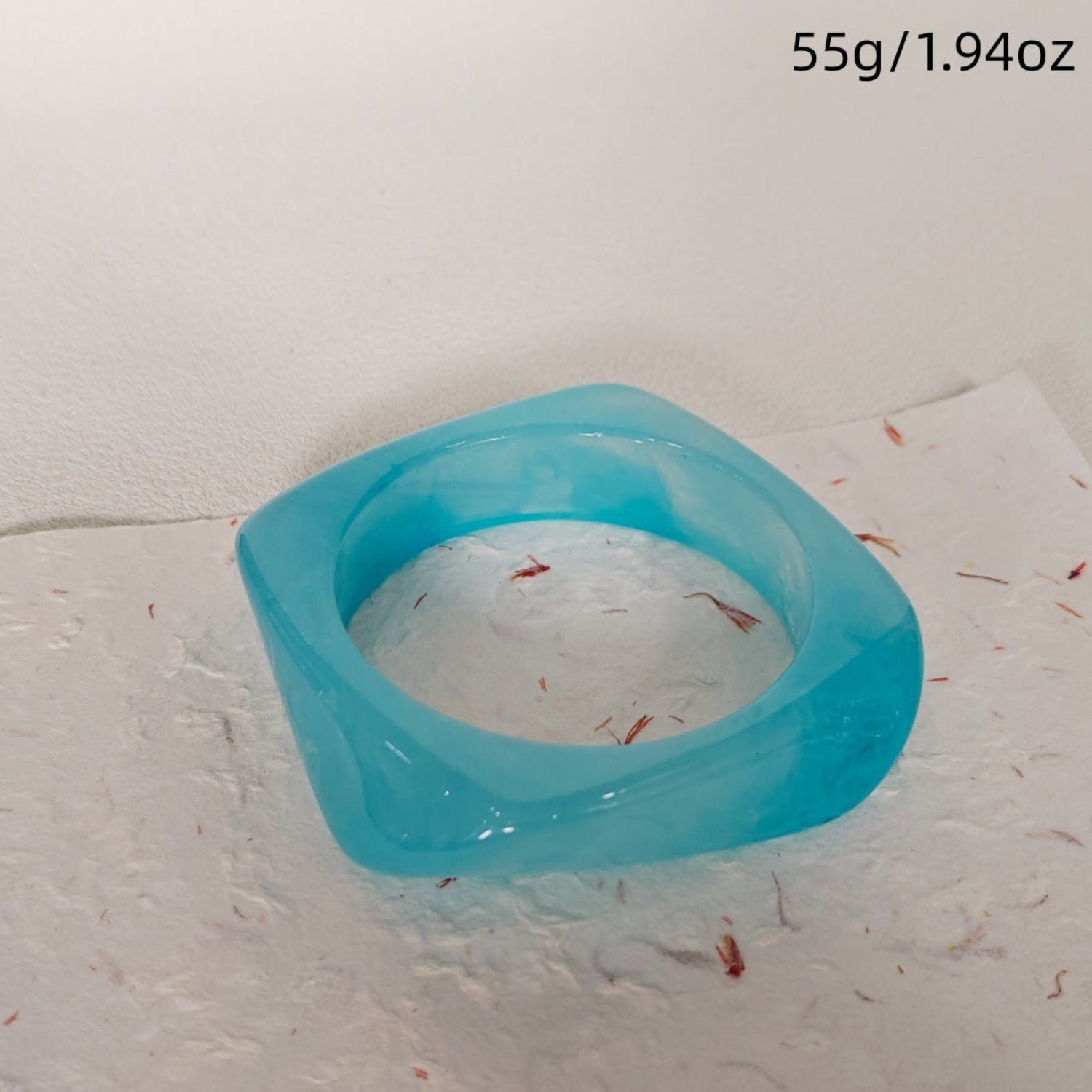 Blue Resin Bangle Bracelets JLTB1159