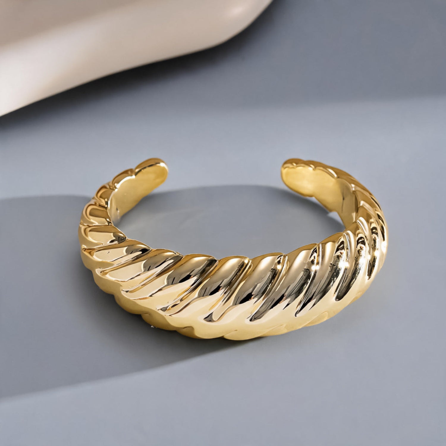 Gold Amber Oval Bracelet Set Of 3 JLTB1190