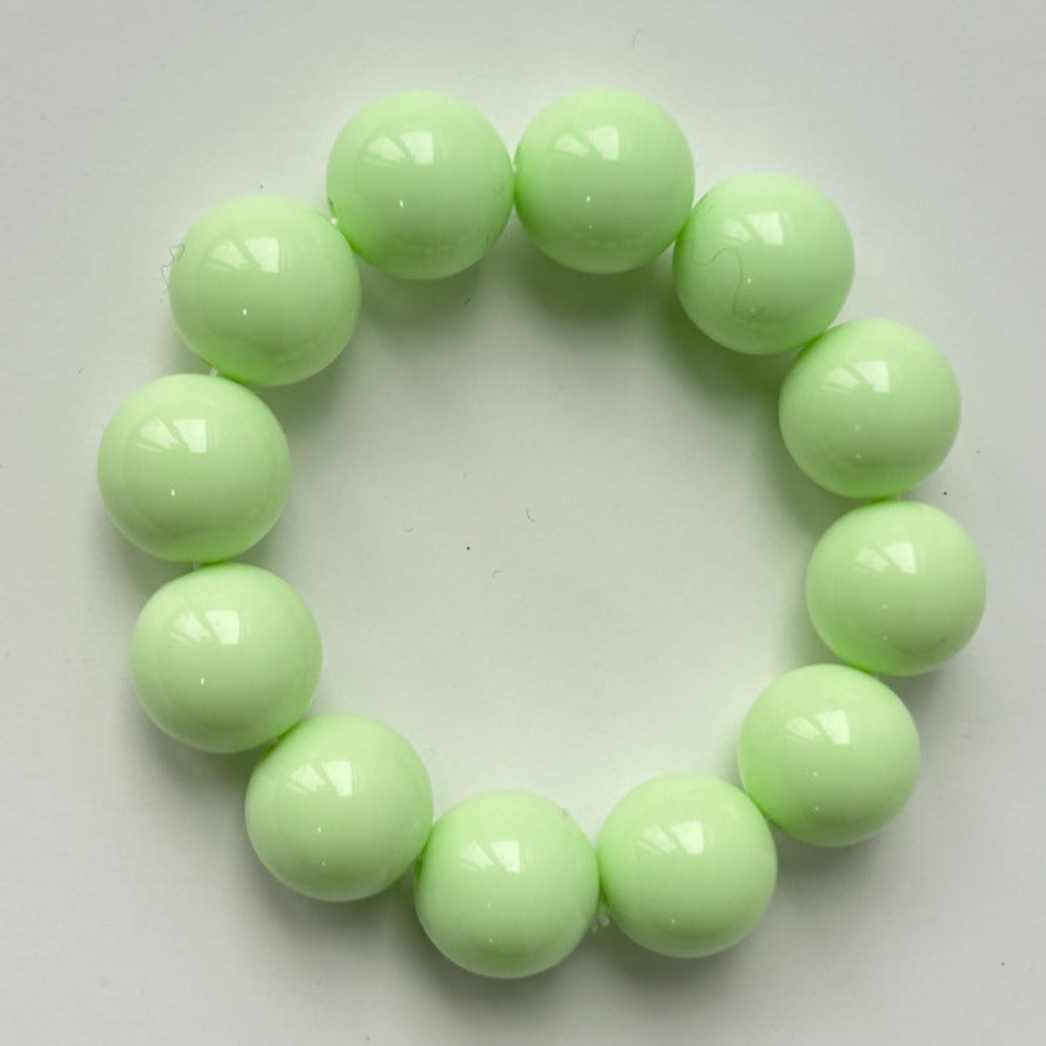 Green Chunky Spherical Beaded Bracelet JLTB1200