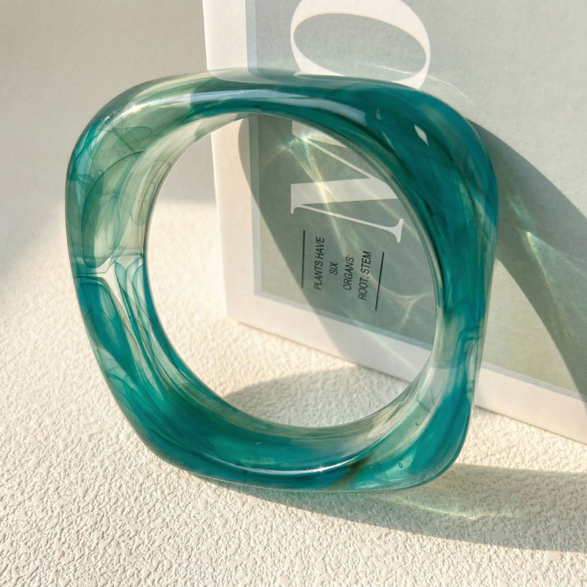 Colorful Chunky Curved Bangle Set Of 3 JLTB1223
