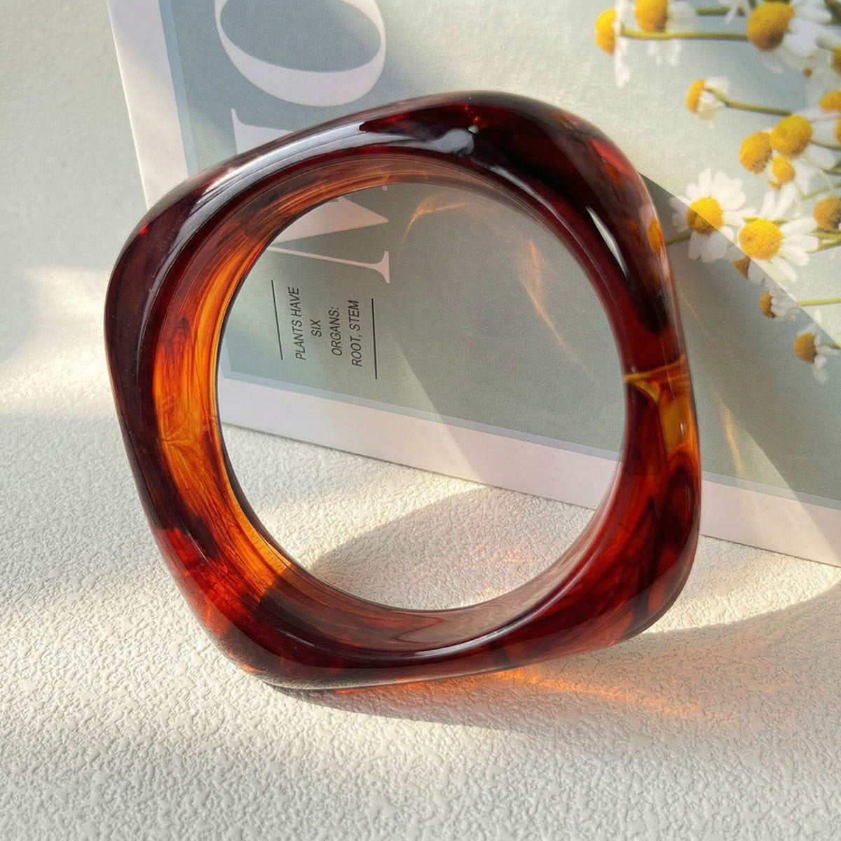 Colorful Chunky Curved Bangle Set Of 3 JLTB1223