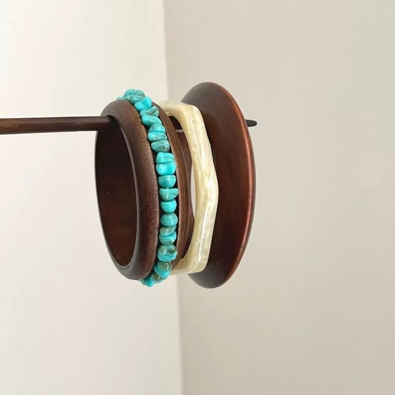 Turquoise Beaded Layered Vibe Bracelet JLTB1254