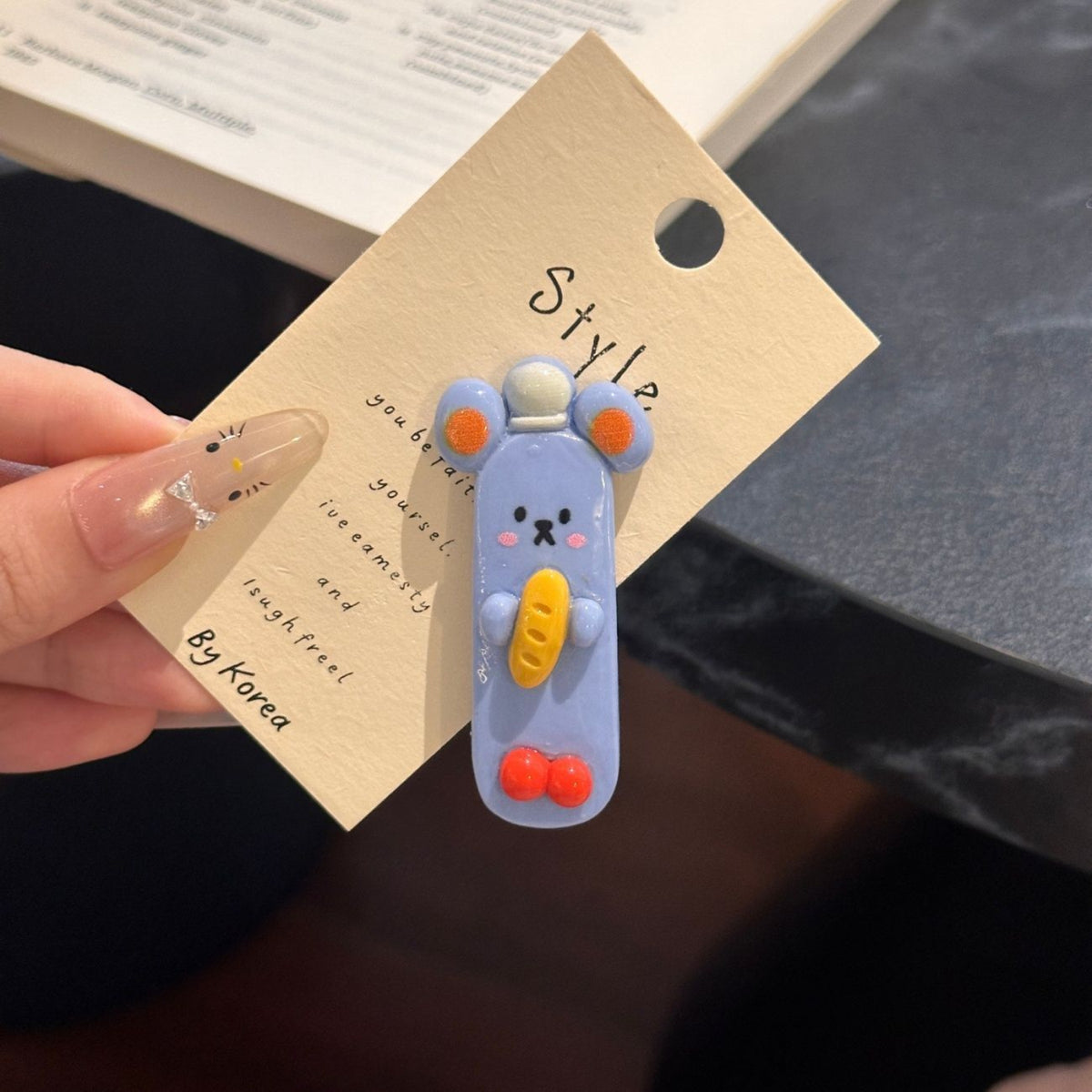 Blue Cartoon Character Hair Clip JLTC0235