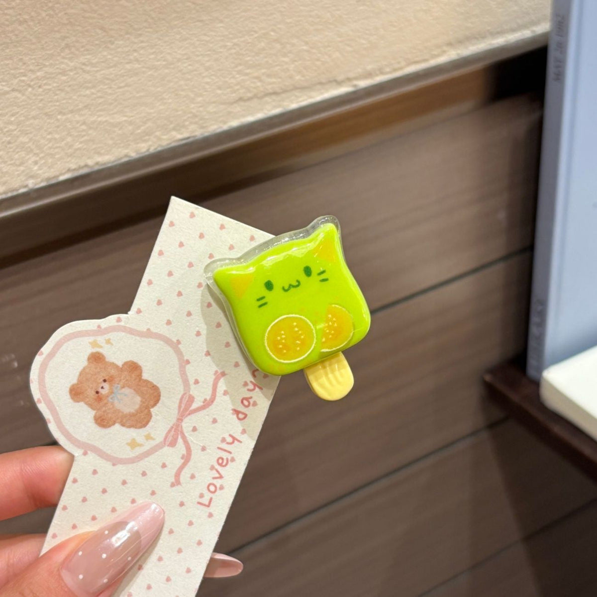 Lime Green Fruit Hair Clip JLTC0245