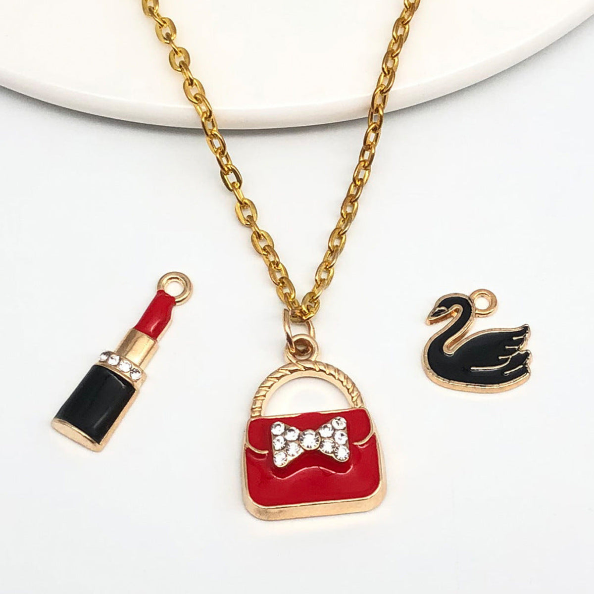 Multicolour Fashion Charm Pendants Set for DIY Jewellery JLTCH0060 - Pack Of 16