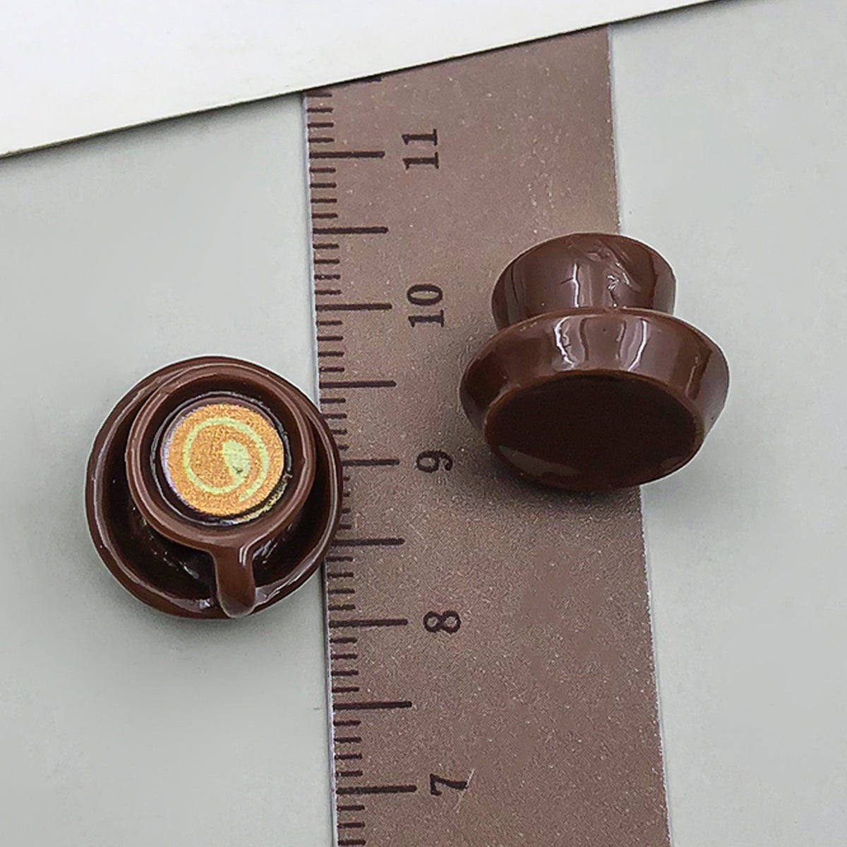 Mini Chocolate Coffee Cup Charm Pendant JLTCH0066