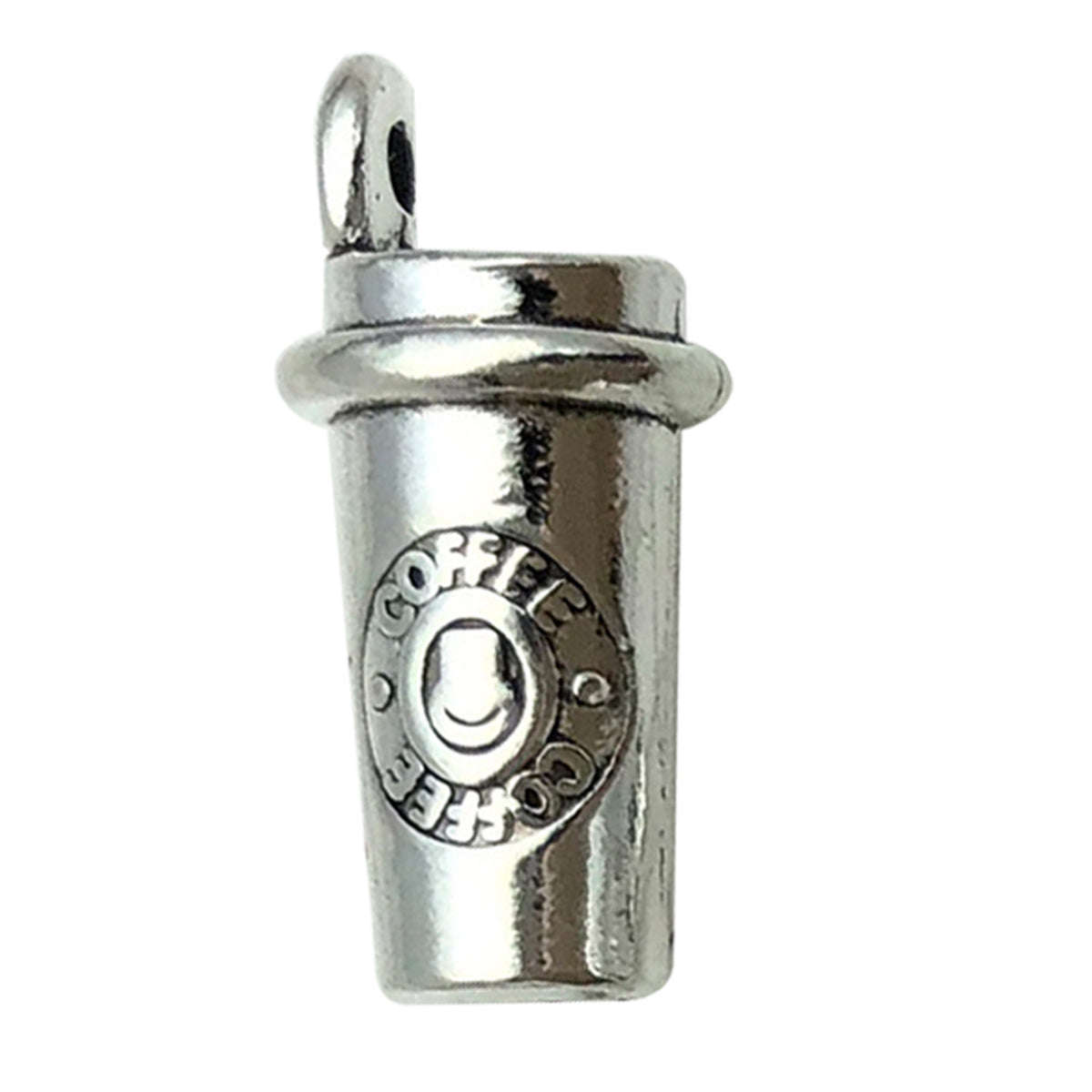 Silver Coffee Cup Charm Pendant JLTCH0070