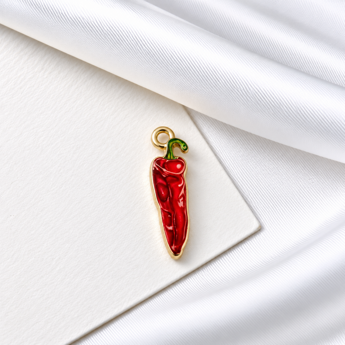 Red Chilli Enamel Charms JLTCH0094