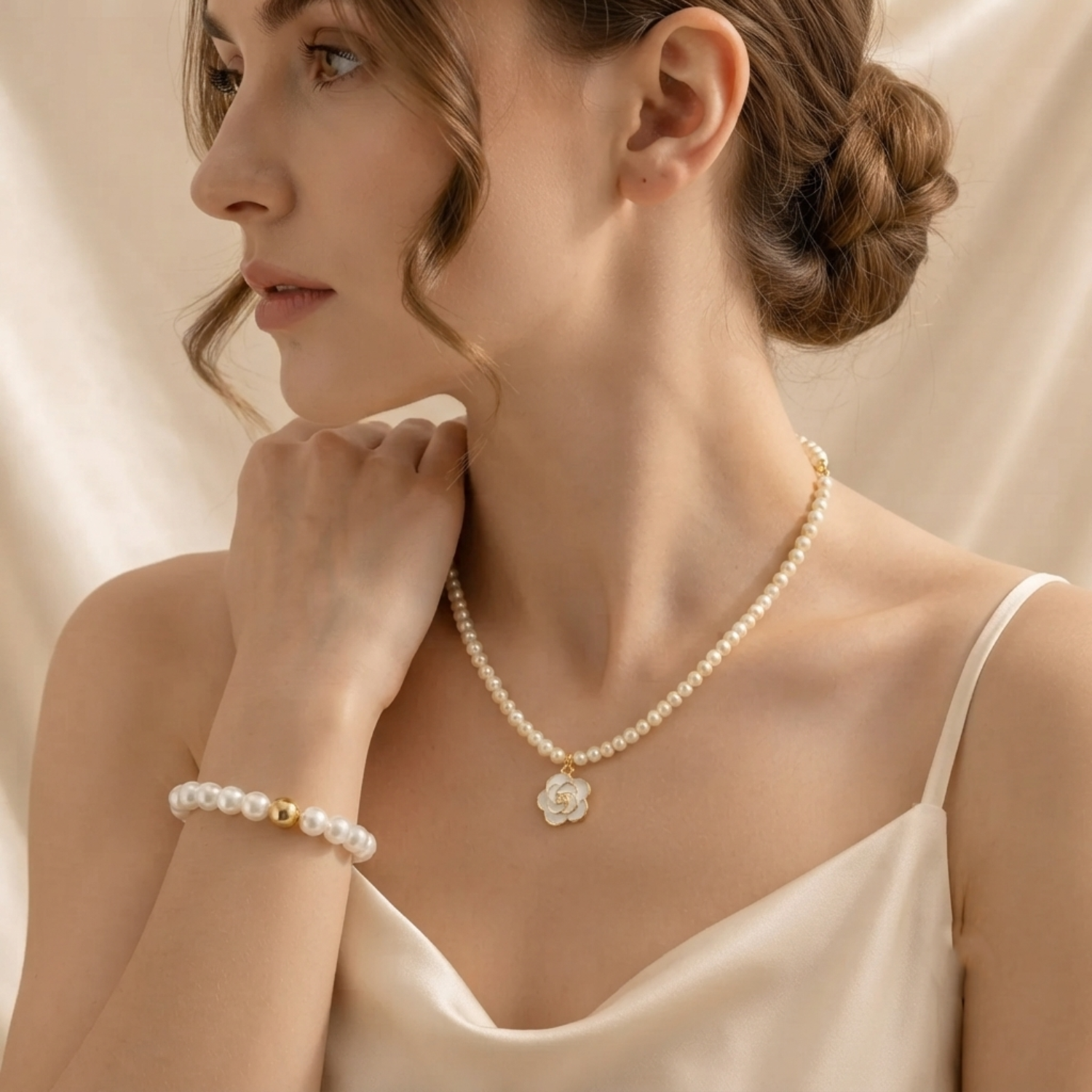 Classic Pearl Jewelry Set JLTCOMBO0001