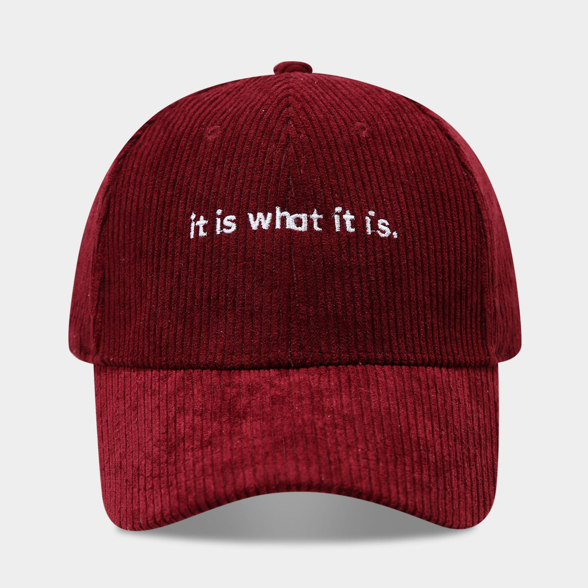 Burgundy 'It Is What It Is' Cap JLTCP0004