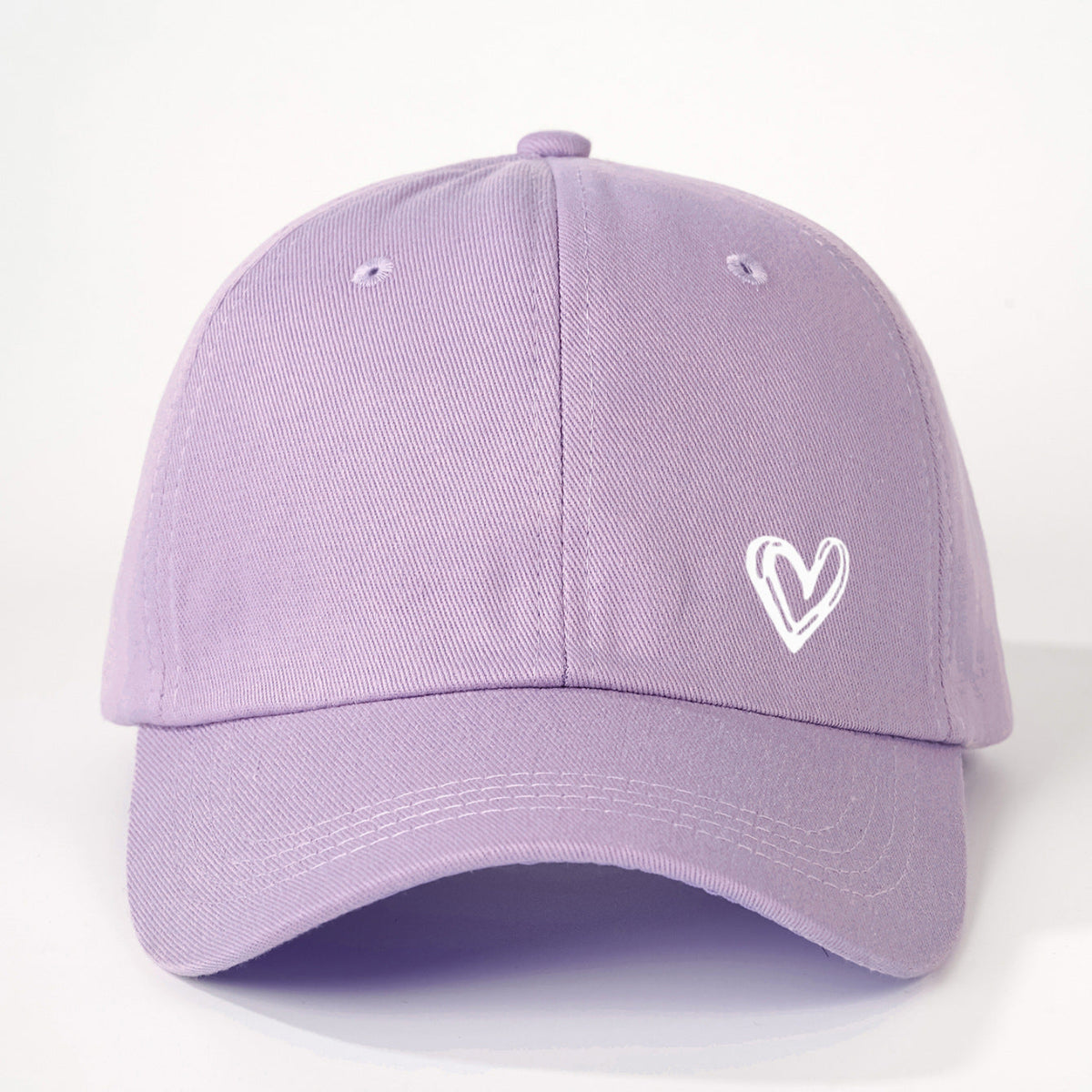 Lilac Heart Detail Baseball Cap JLTCP0035