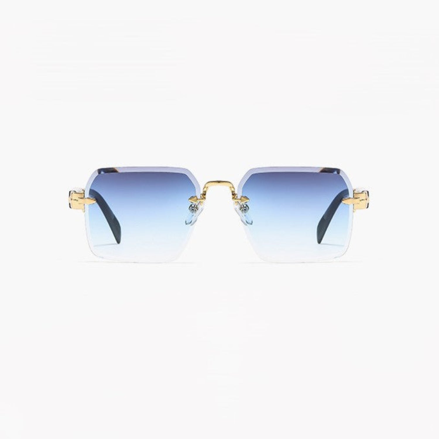 Blue Gradient Rimless Sunglasses JLTG0155