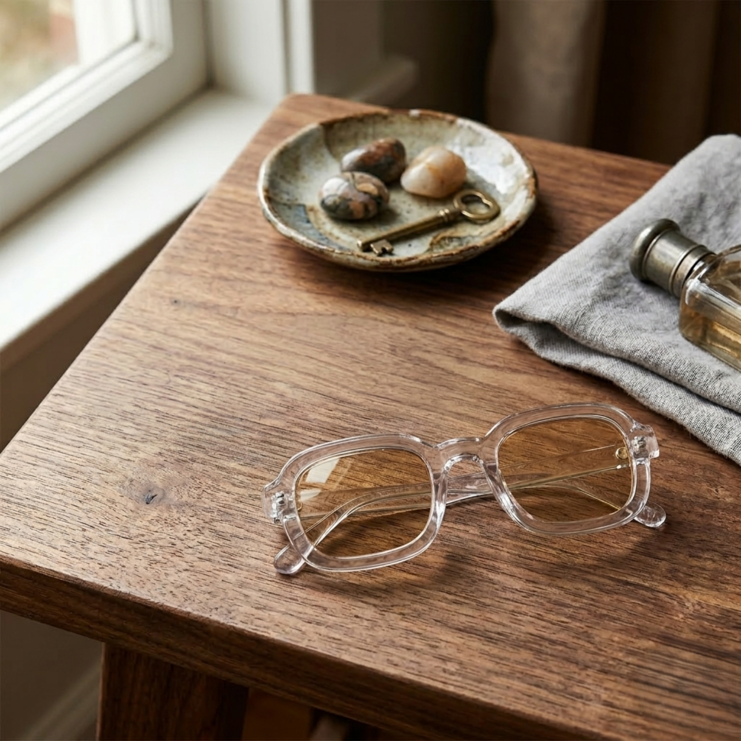 Clear Amber Sunglasses JLTG0157
