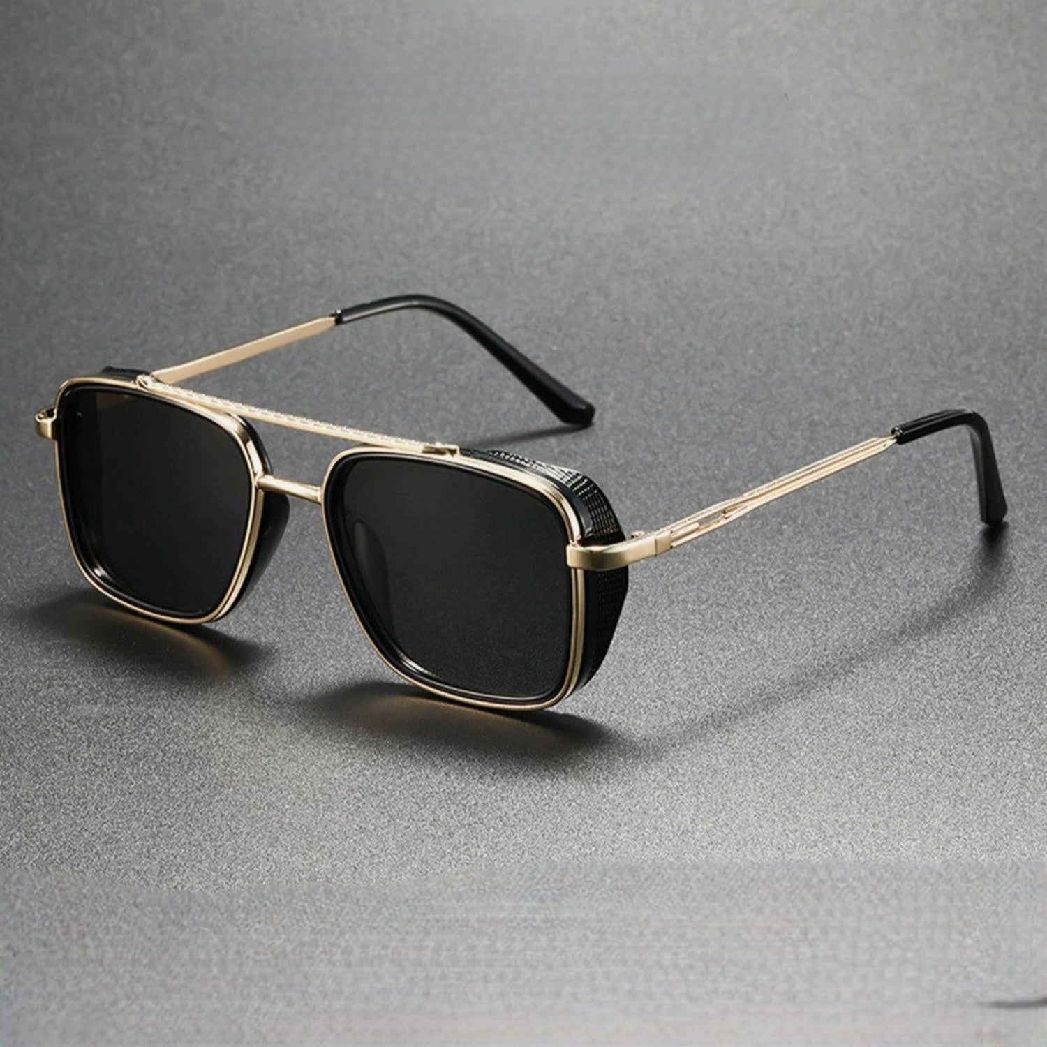 Black Gold Retro SunglassesJLTG0161