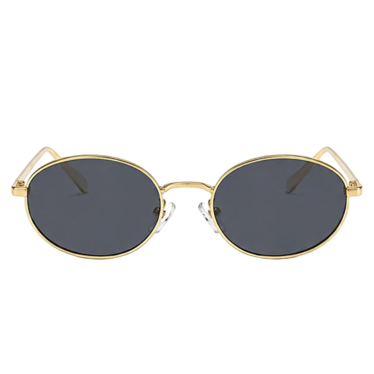 Gold Grey Round  Sunglasses JLTG0165
