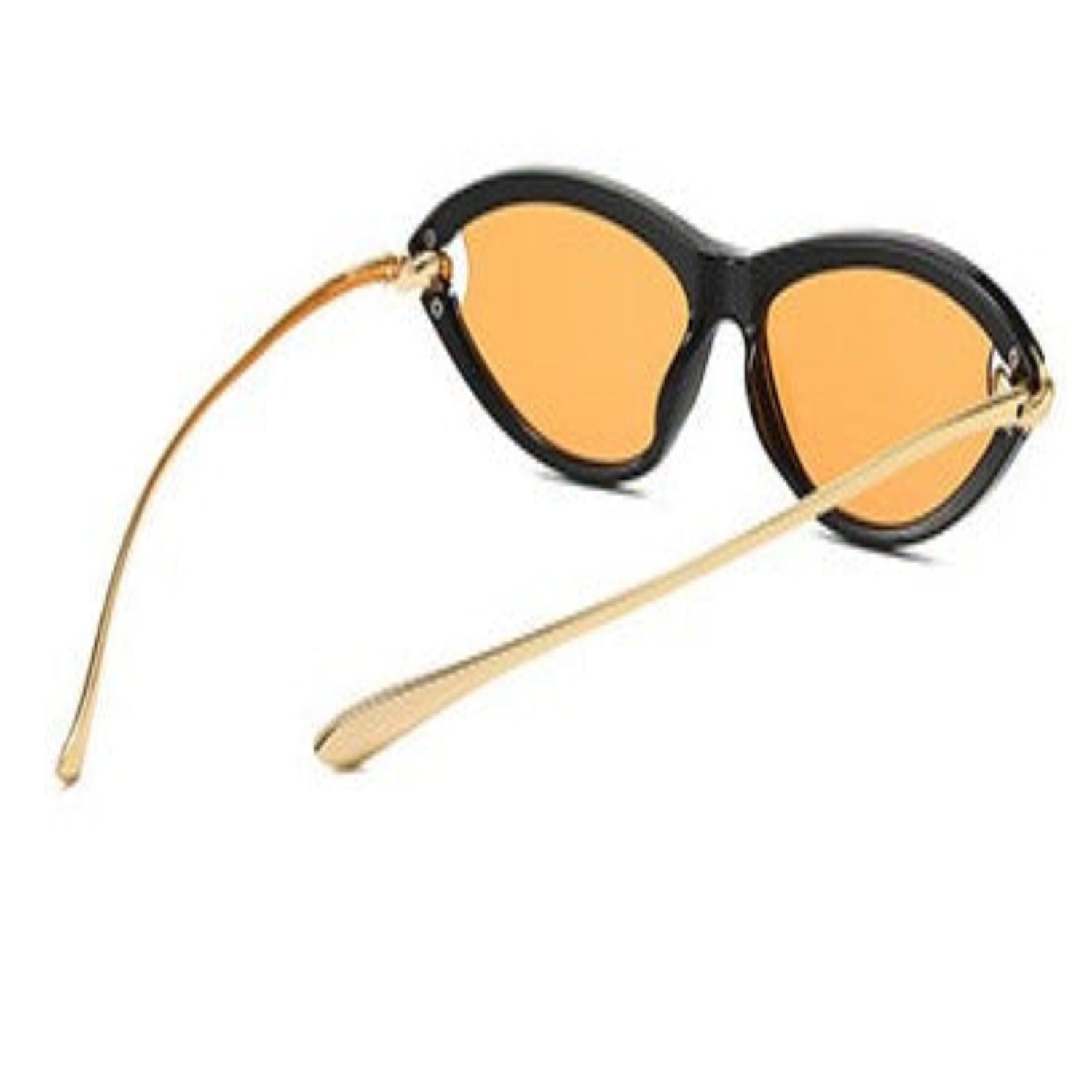 Black Cat-Eye Orange  Sunglasses JLTG0168