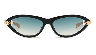 Black Cat-Eye Blue  Sunglasses JLTG0169